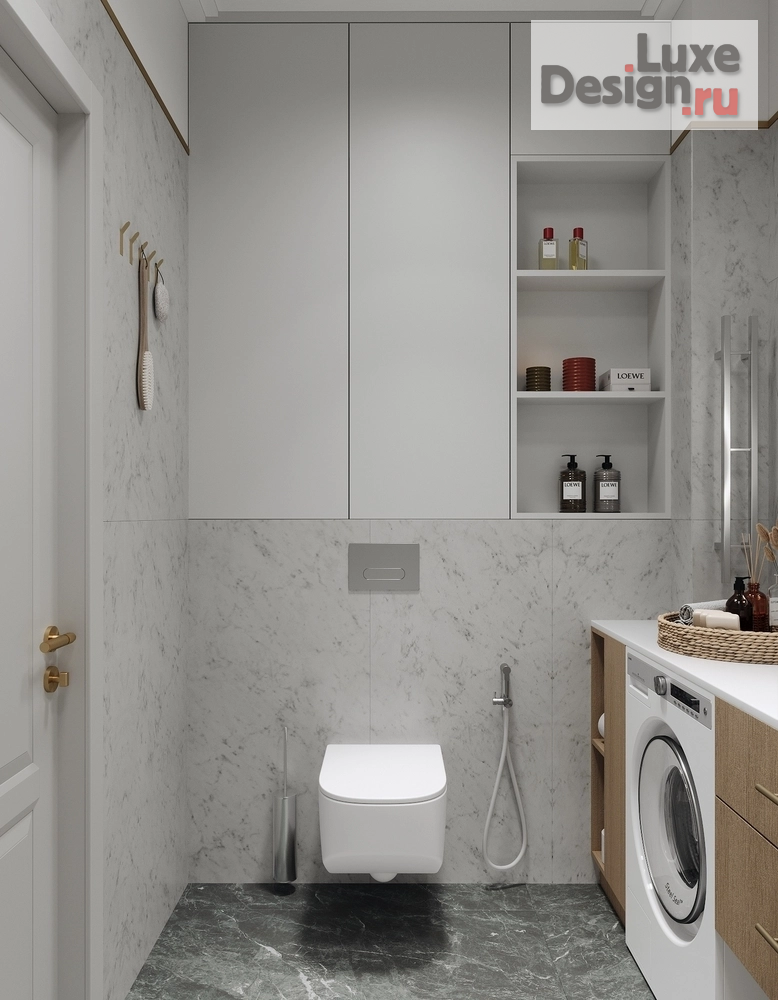 Дизайн интерьера двухкомнатной квартиры "Квартира в ЖК WOW, г. Москва " (фото 26)