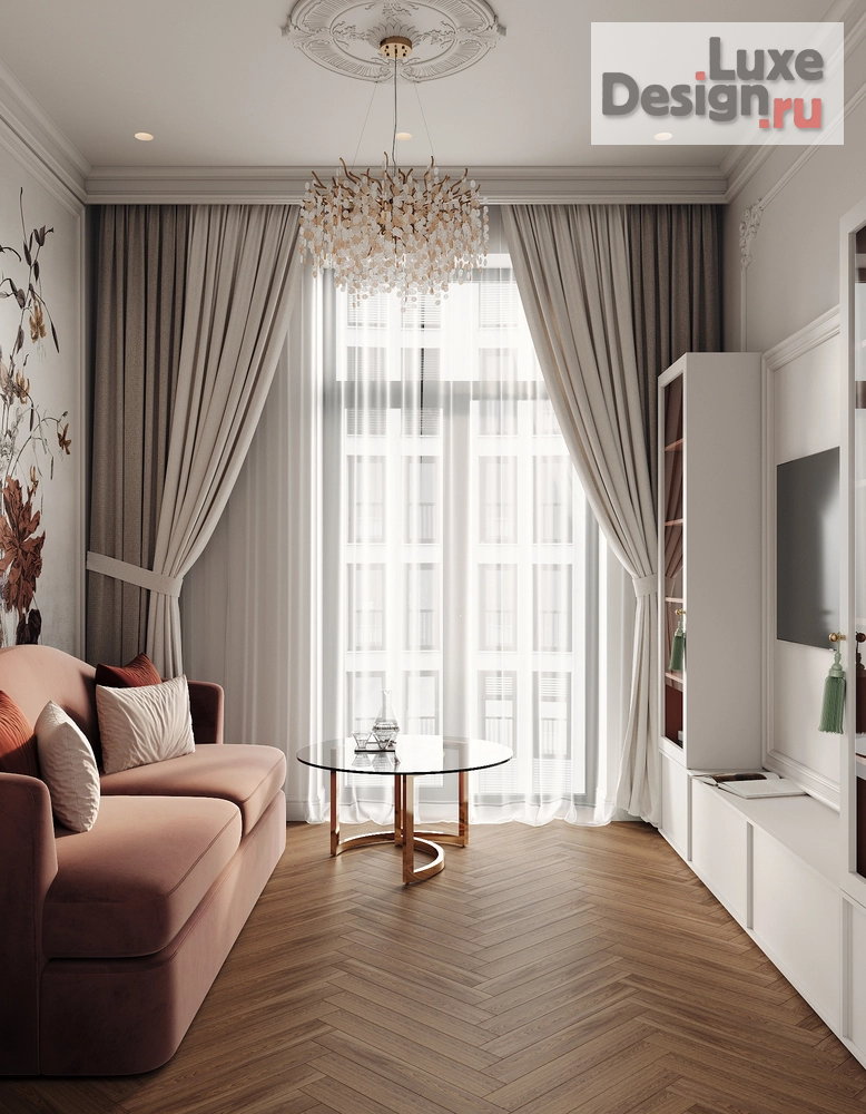 Дизайн интерьера двухкомнатной квартиры "ЖК ID Park Pobedy, 54 м" (фото 14)