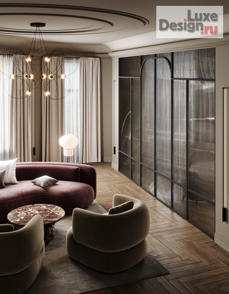 Дизайн интерьера трехкомнатной квартиры "Квартира с старом фонде в Петербурге " (фото 5)