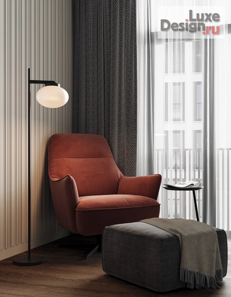 Дизайн интерьера однокомнатной квартиры "ЖК ID Park Pobedy, 43 м" (фото 6)