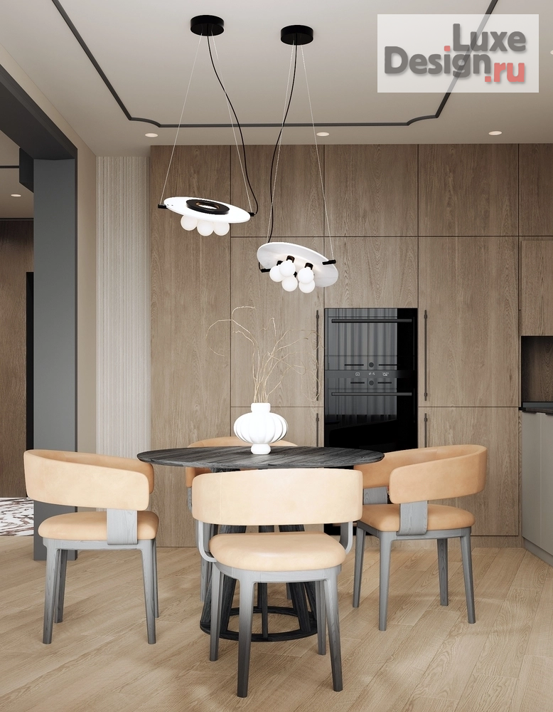 Дизайн интерьера трехкомнатной квартиры "ЖК Приморский Квартал, г. Санкт-Петербург" (фото 5)