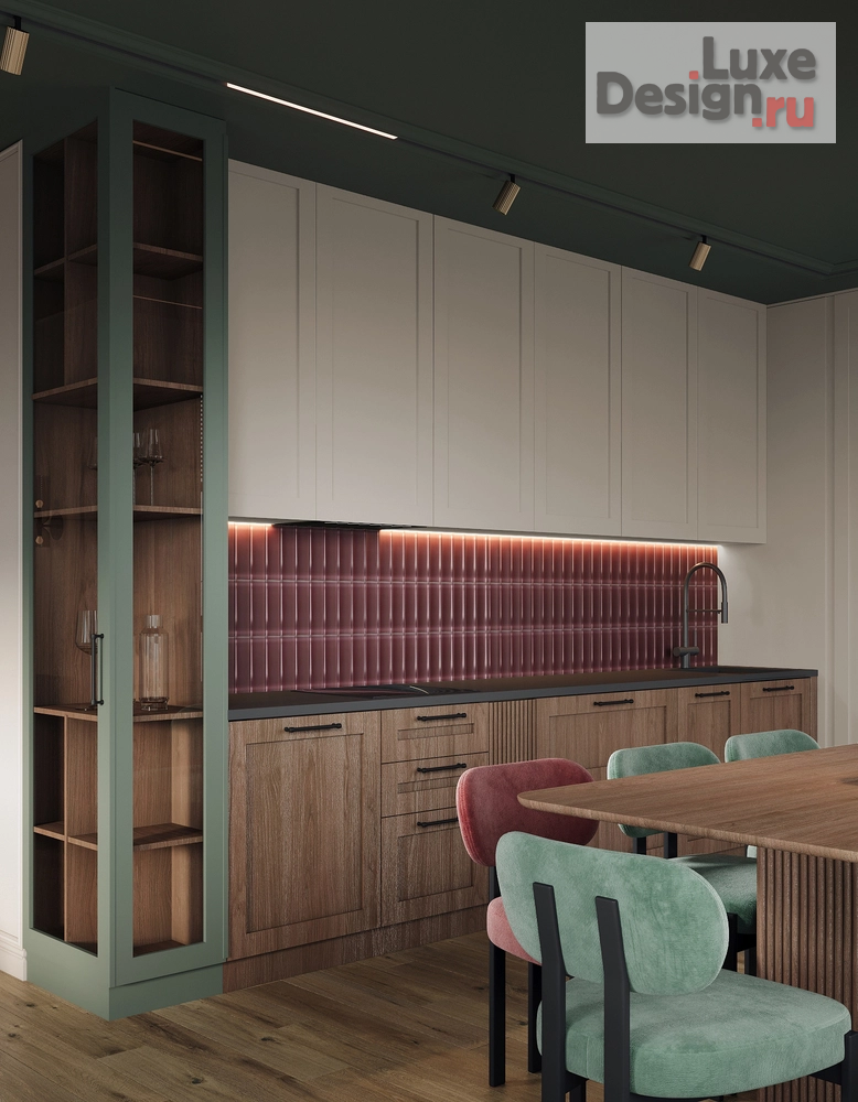 Дизайн интерьера двухкомнатной квартиры "ЖК Glorax Василеостровский, 68 м" (фото 9)