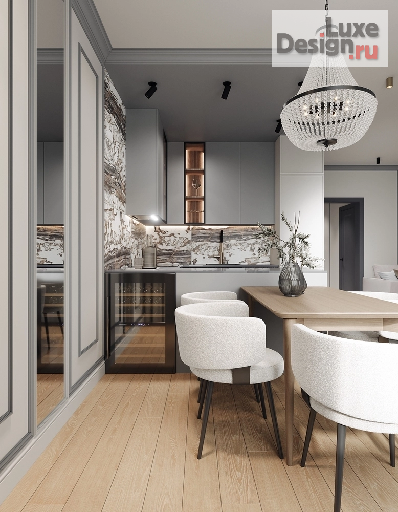 Дизайн интерьера двухкомнатной квартиры "Квартира под продажу" (фото 1)
