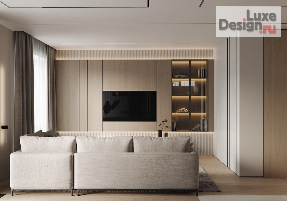 Дизайн интерьера трехкомнатной квартиры "ЖК Wellton Towers, г. Москва" (фото 6)