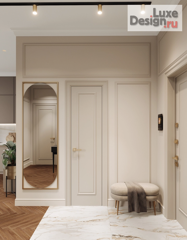 Дизайн интерьера двухкомнатной квартиры "ЖК ID Park Pobedy, 54 м" (фото 9)