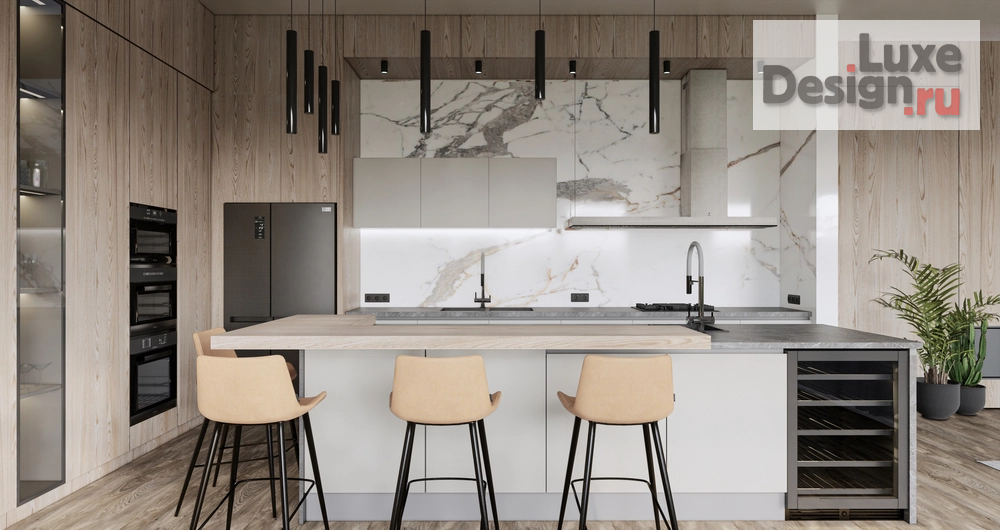 Дизайн интерьера загородного дома "БРАЙТ " (фото 3)