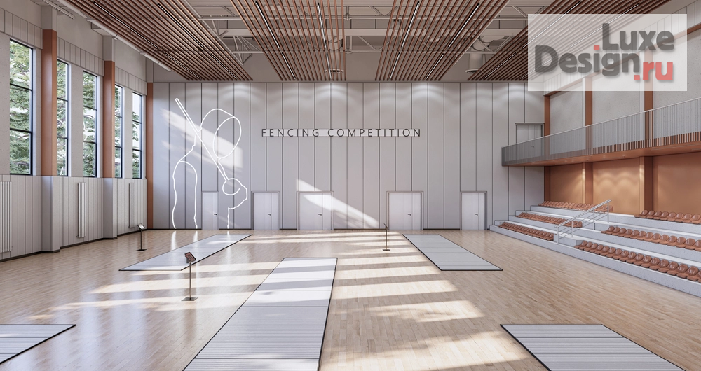 Дизайн интерьера школы "ЯРКИЙ ТЕРРАКОТ" (фото 2)