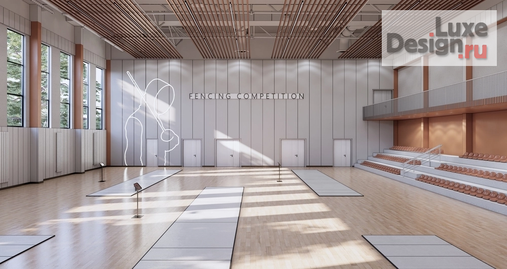 Дизайн интерьера школы "ЯРКИЙ ТЕРРАКОТ" (фото 1)