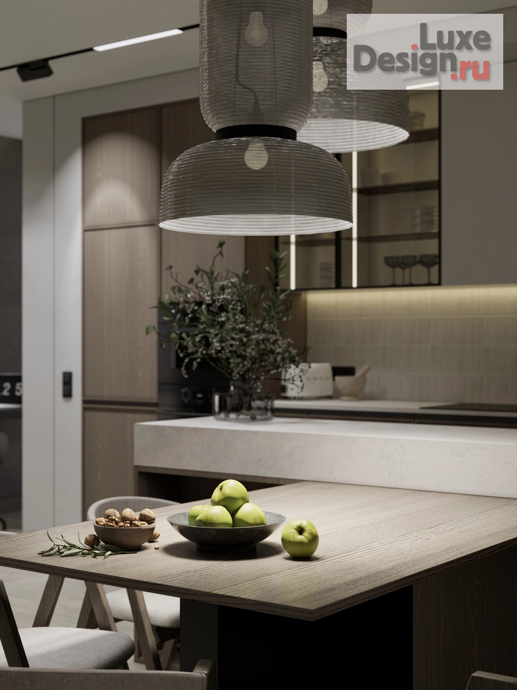 Дизайн интерьера трехкомнатной квартиры "УМНЫЙ ПРОСТОР" (фото 5)