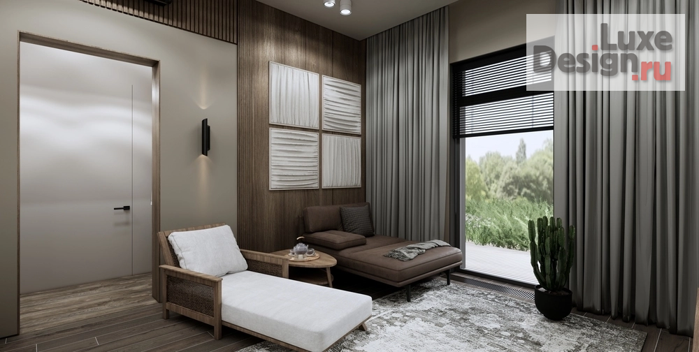 Дизайн интерьера загородного дома "БРАЙТ " (фото 17)