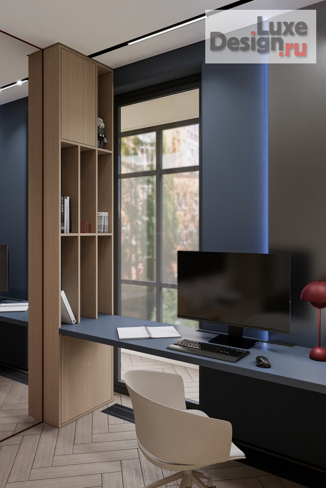 Дизайн интерьера четырехкомнатной квартиры "ЖК БЕРЕГ" (фото 14)