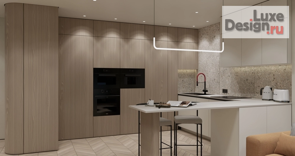 Дизайн интерьера двухкомнатной квартиры "ЭНЕРГИЯ ЦВЕТА" (фото 4)