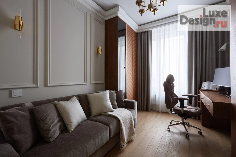 Дизайн интерьера четырехкомнатной квартиры "Квартира в ЖК Настоящее" (фото 1)