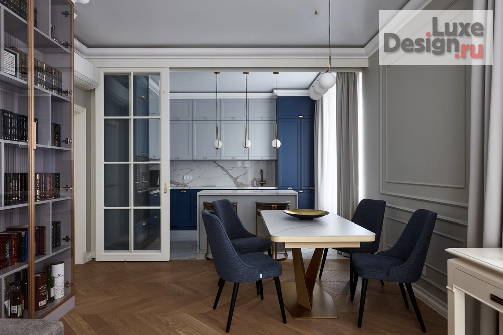 Дизайн интерьера четырехкомнатной квартиры "Квартира в ЖК Настоящее" (фото 10)