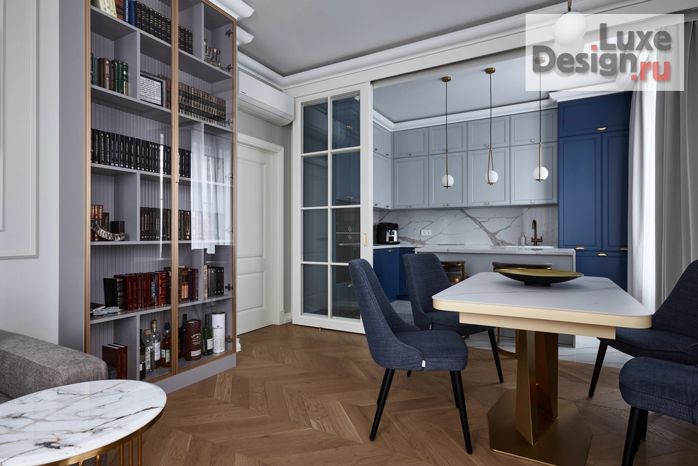 Дизайн интерьера четырехкомнатной квартиры "Квартира в ЖК Настоящее" (фото 12)