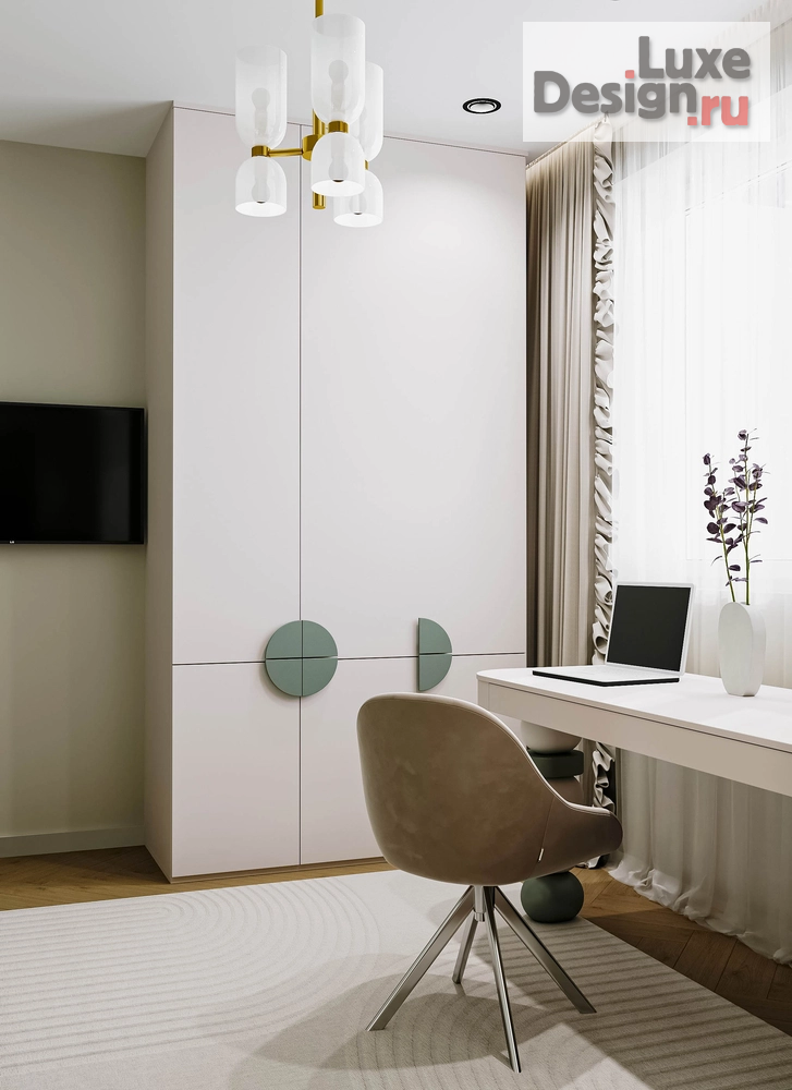 Дизайн интерьера трехкомнатной квартиры "ЖК "Урал", г. Краснодар" (фото 9)