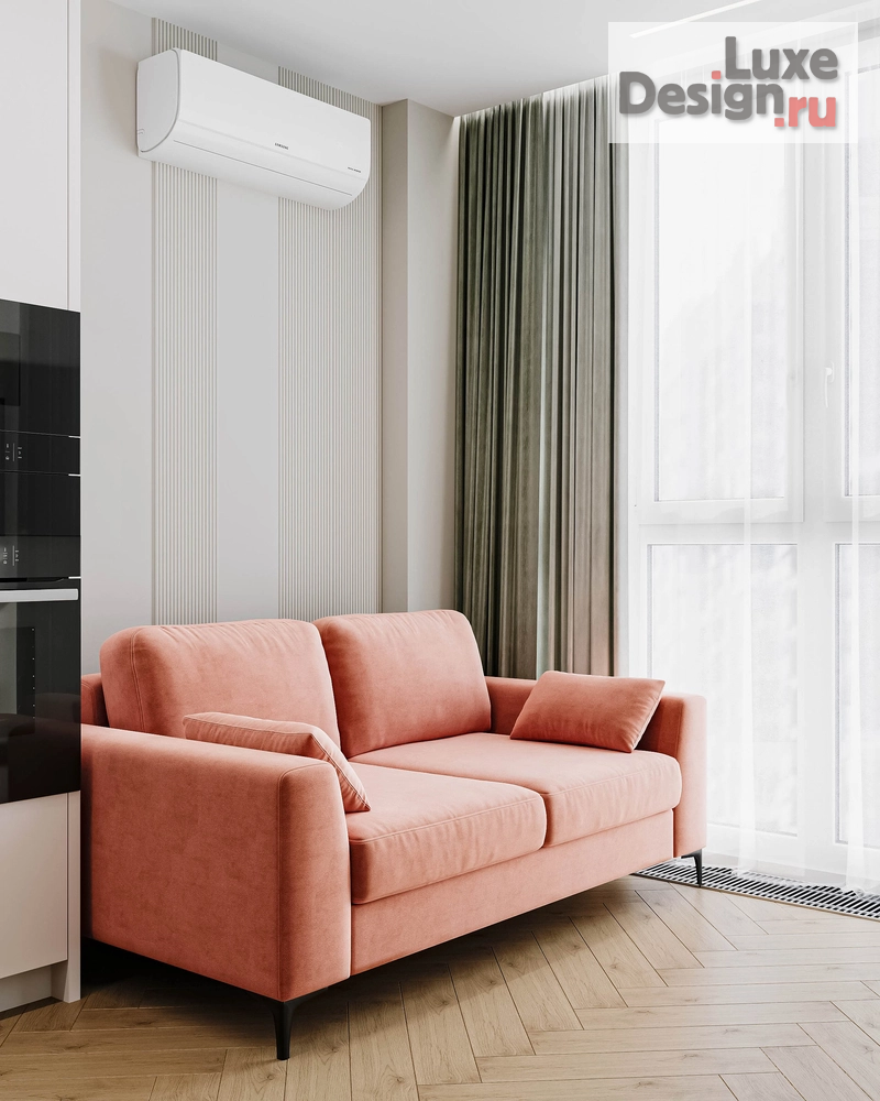 Дизайн интерьера трехкомнатной квартиры "ЖК "Урал", г. Краснодар" (фото 2)