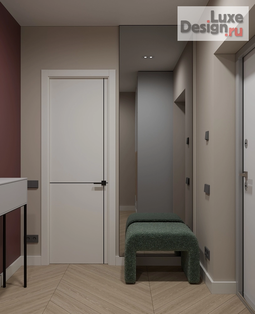 Дизайн интерьера двухкомнатной квартиры "ЖК "Все Свои VIP"" (фото 2)