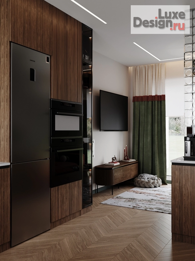 Дизайн интерьера частного дома "Текстура тепла" (фото 4)