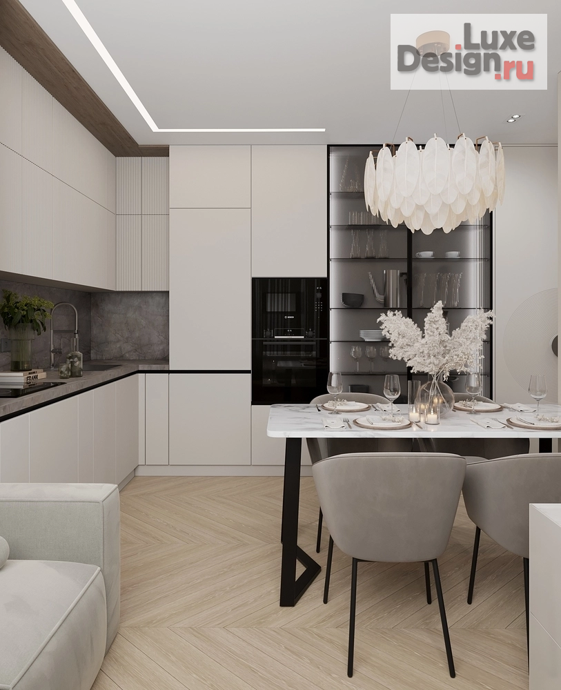 Дизайн интерьера двухкомнатной квартиры "ЖК "Все Свои VIP"" (фото 7)