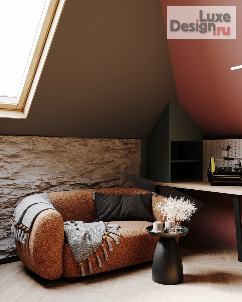 Дизайн интерьера частного дома "Текстура тепла" (фото 21)