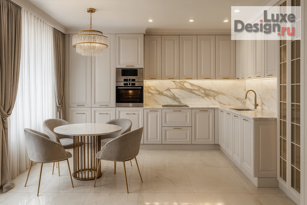 Дизайн интерьера частного дома "Дом  120 кв.м. Современная классика + Ар Деко" (фото 1)