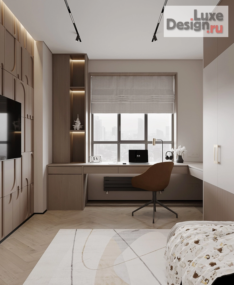 Дизайн интерьера трехкомнатной квартиры "Квартира ЖК РэдРок" (фото 10)