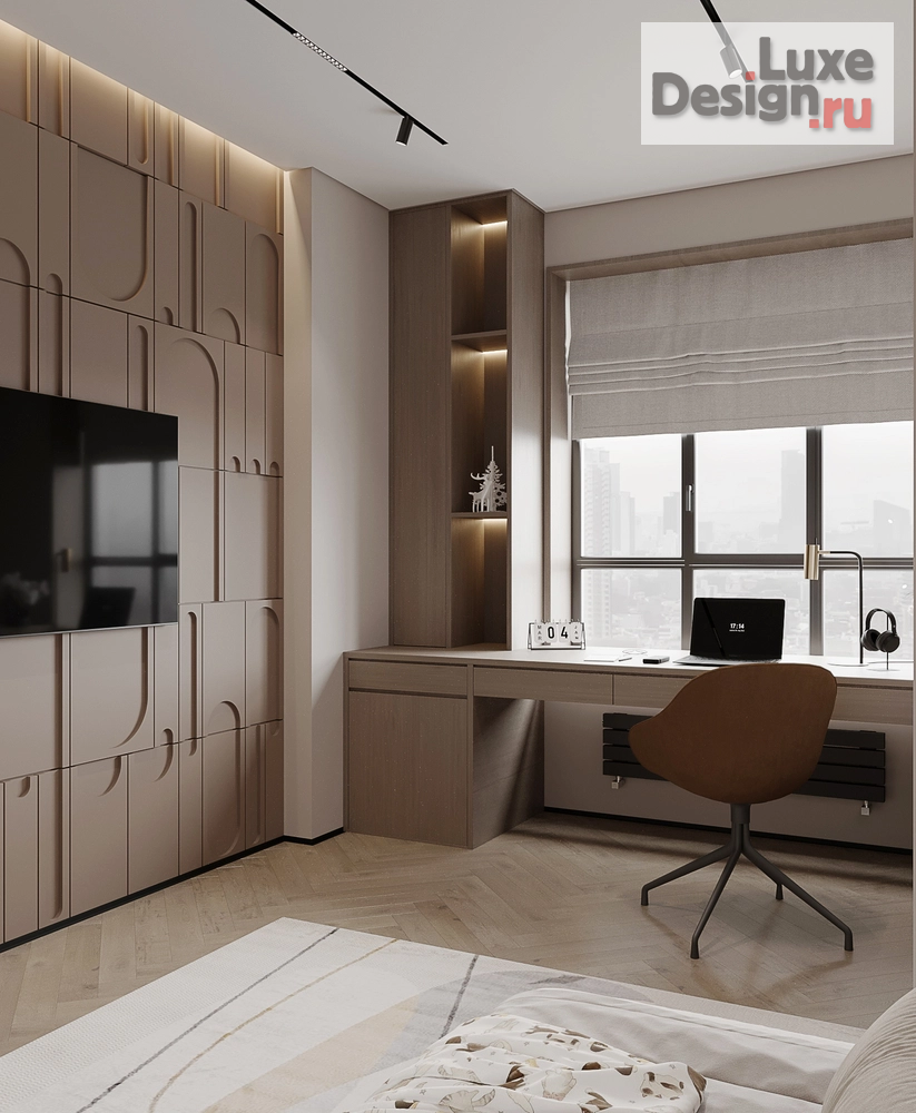 Дизайн интерьера трехкомнатной квартиры "Квартира ЖК РэдРок" (фото 13)