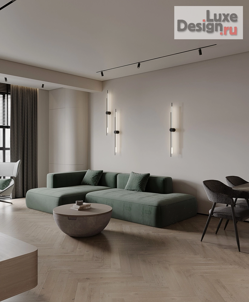 Дизайн интерьера трехкомнатной квартиры "Квартира ЖК РэдРок" (фото 3)