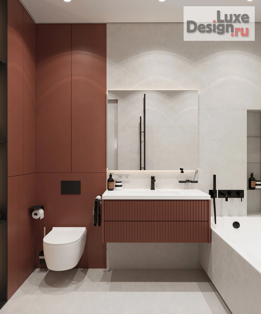 Дизайн интерьера трехкомнатной квартиры "Квартира ЖК РэдРок" (фото 26)