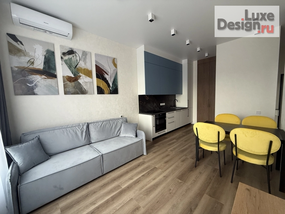 Дизайн интерьера однокомнатной квартиры "ЖК "Зиларт" г. Москва" (фото 1)