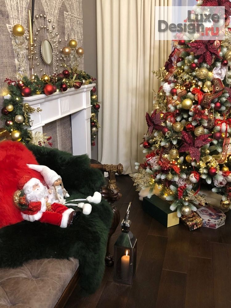 Дизайн интерьера кабинета "Новогодняя елка для известного и популярного астролога страны Василисы Володиной от звездного дизайнера Людмилы Пожидаевой" (фото 9)