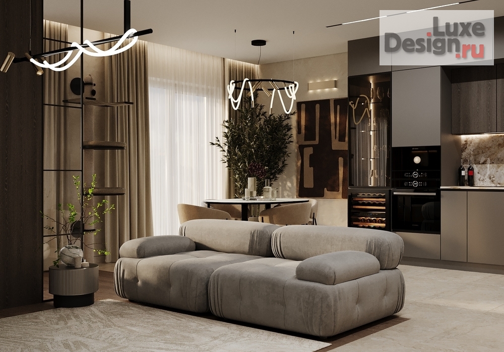 Дизайн интерьера квартиры "Дизайн-проект квартиры 75 м.кв" (фото 1)