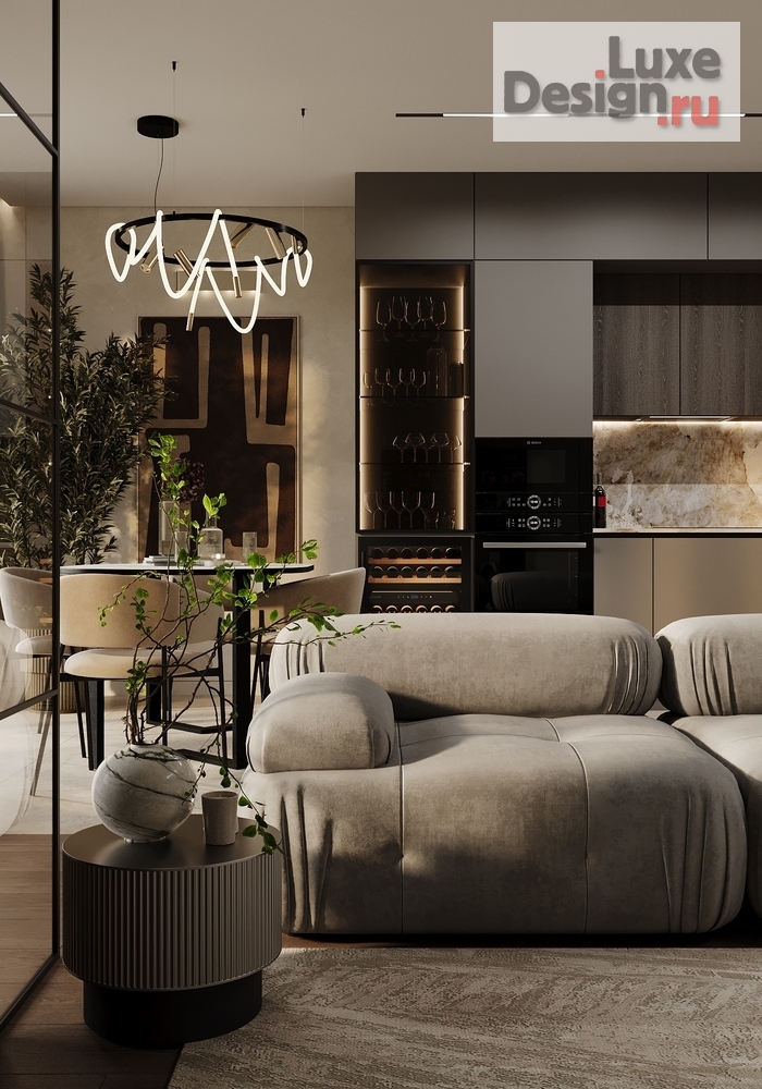 Дизайн интерьера квартиры "Дизайн-проект квартиры 75 м.кв" (фото 6)