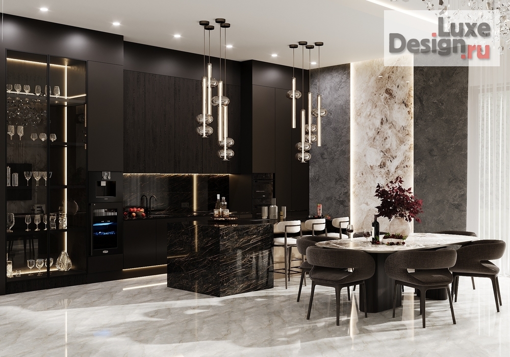 Дизайн интерьера коттеджа "Дизайн-проект коттеджа 450 м.кв" (фото 28)