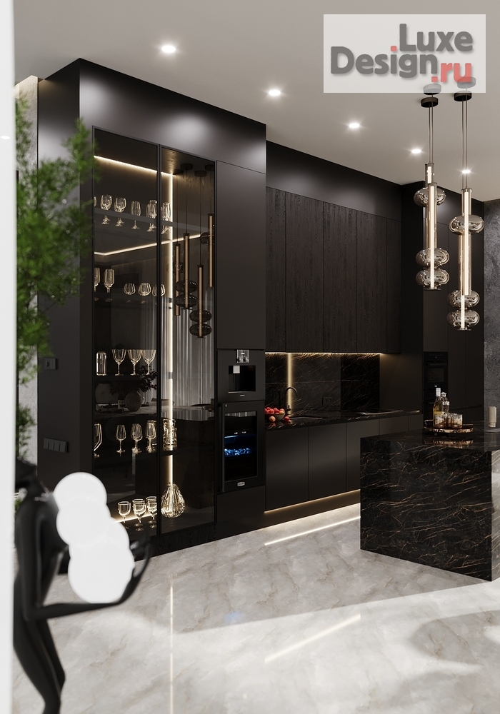 Дизайн интерьера коттеджа "Дизайн-проект коттеджа 450 м.кв" (фото 27)