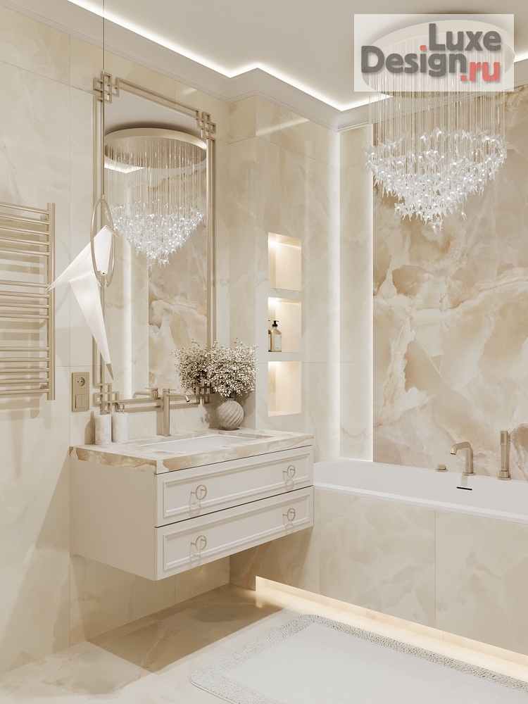 Дизайн интерьера таунхауса "Обитель Спокойствия: Дизайн-проект для ценителей безупречности" (фото 14)