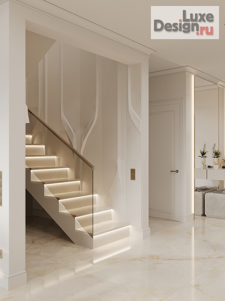 Дизайн интерьера таунхауса "Обитель Спокойствия: Дизайн-проект для ценителей безупречности" (фото 8)