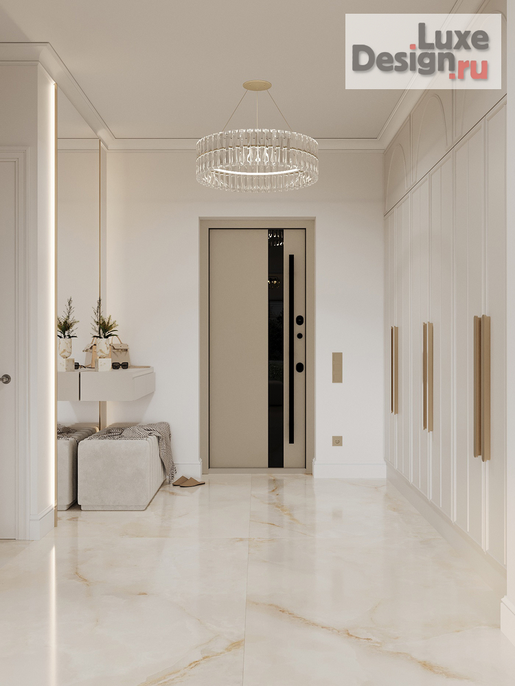 Дизайн интерьера таунхауса "Обитель Спокойствия: Дизайн-проект для ценителей безупречности" (фото 7)