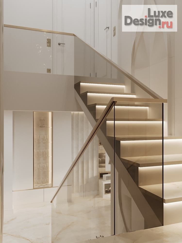 Дизайн интерьера таунхауса "Обитель Спокойствия: Дизайн-проект для ценителей безупречности" (фото 5)