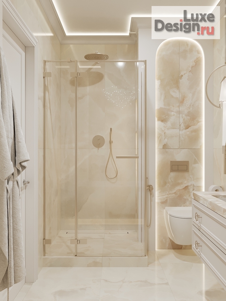 Дизайн интерьера таунхауса "Обитель Спокойствия: Дизайн-проект для ценителей безупречности" (фото 15)