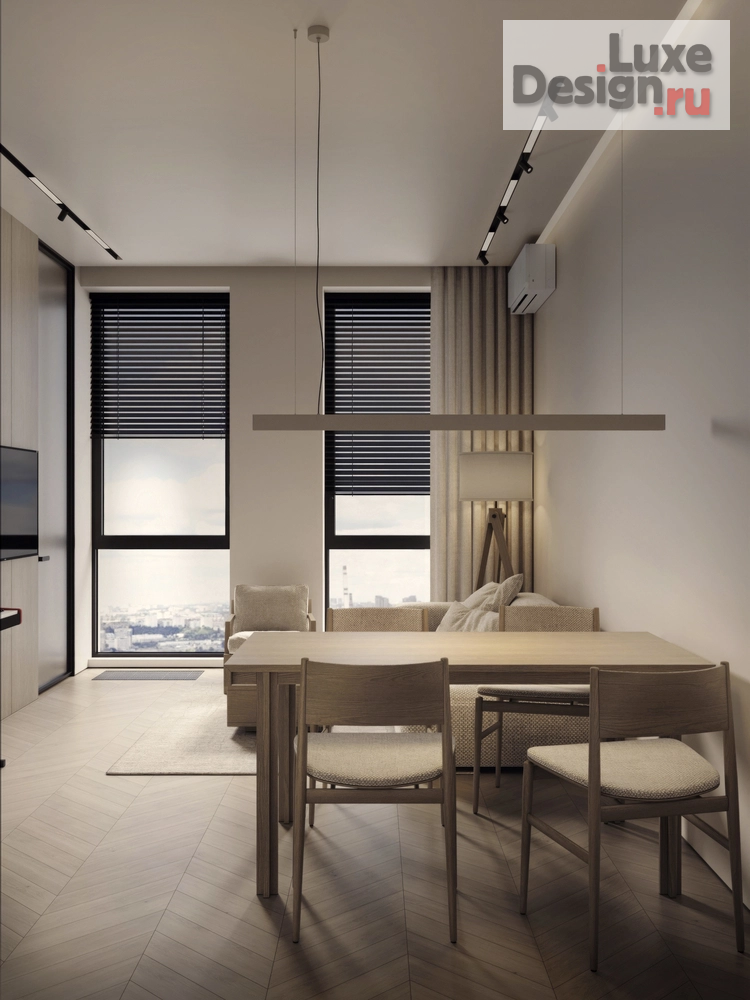 Дизайн интерьера квартиры "КВАРТИРА 43 М2 В ЖК BAUMAN HOUSE" (фото 2) от дизайнера NATURE TIME Design Дизайн интерьера квартиры "КВАРТИРА 43 М2 В ЖК BAUMAN HOUSE" (фото 2)