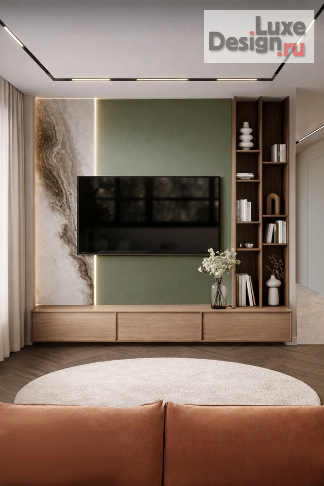 Дизайн интерьера трехкомнатной квартиры "Дизайн-проект 3-к квартиры в ЖК Шагал" (фото 5)