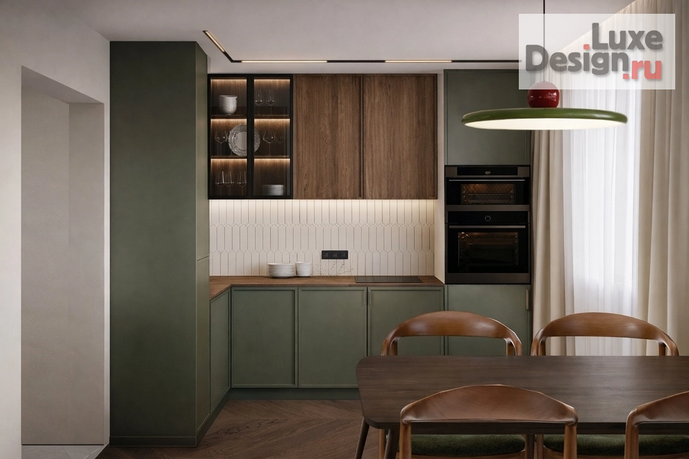 Дизайн интерьера трехкомнатной квартиры "Дизайн-проект 3-к квартиры в ЖК Шагал" (фото 3)