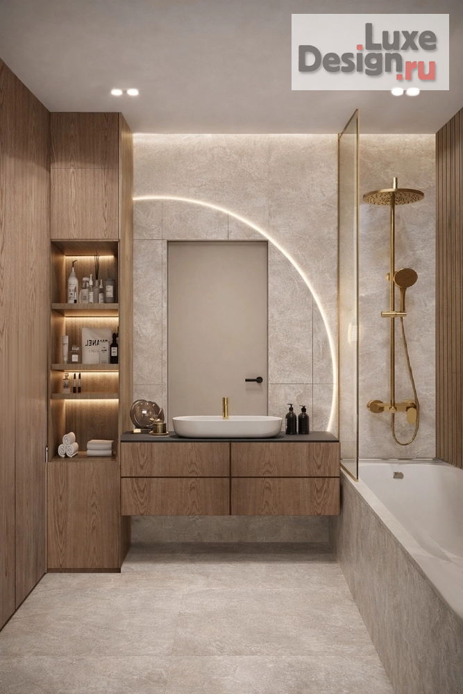 Дизайн интерьера трехкомнатной квартиры "Дизайн-проект 3-к квартиры в ЖК Шагал" (фото 12)