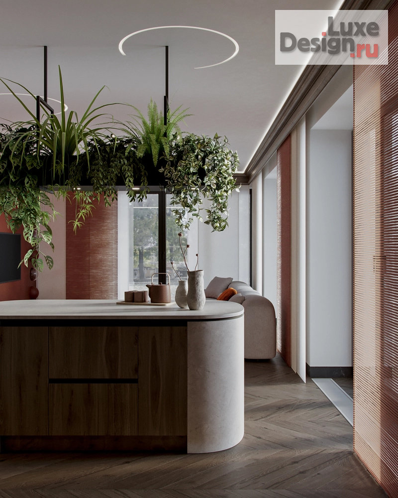 Дизайн интерьера квартиры "Терпкий красный" (фото 7)