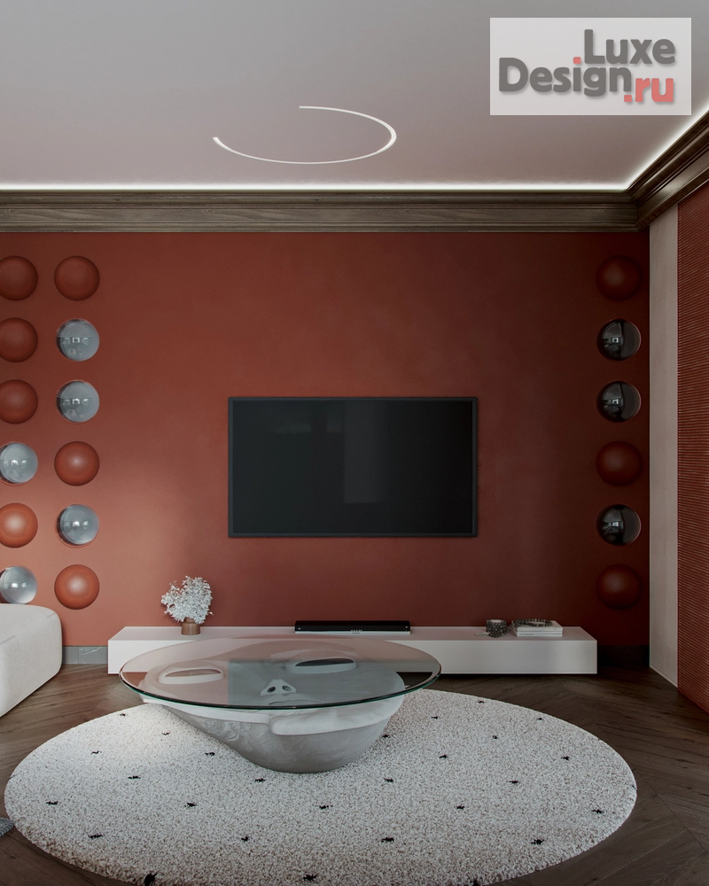 Дизайн интерьера квартиры "Терпкий красный" (фото 9)