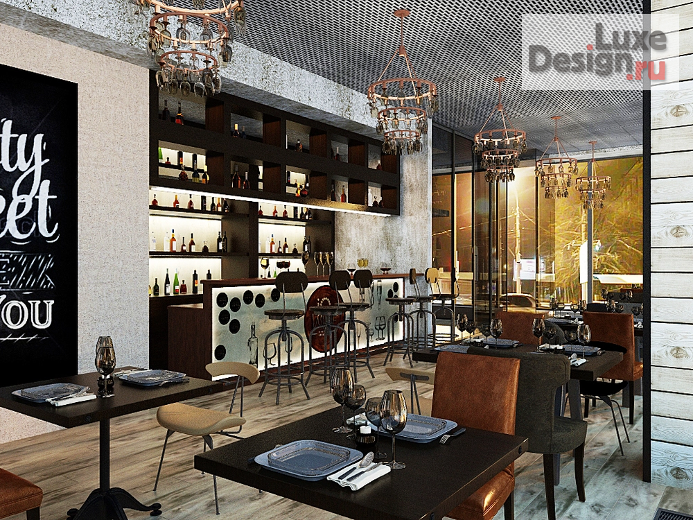 Дизайн интерьера ресторана "Ресторан " (фото 4)