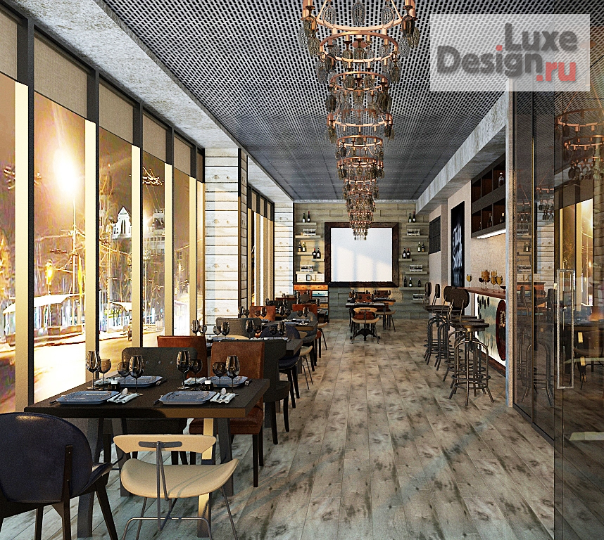 Дизайн интерьера ресторана "Ресторан " (фото 7)