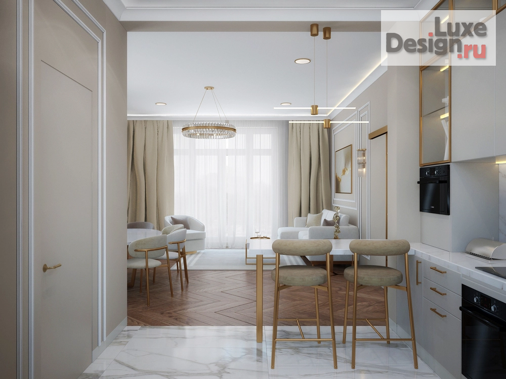 Дизайн интерьера частного дома "Дом в поселке « Классик» по Ярославскому шоссе . Подмосковье " (фото 6)